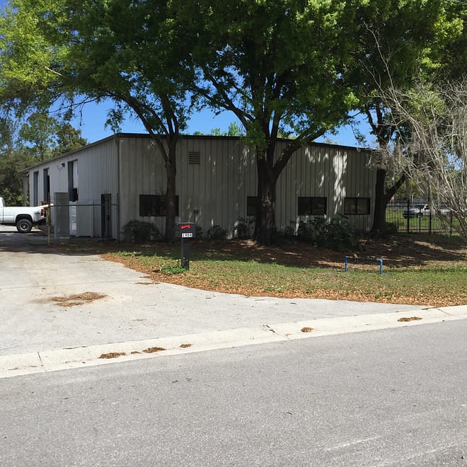 The outside of Gate Tech Inc.'s new location at 1908 Wood Ct. Plant City